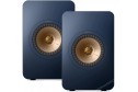 KEF LS50 Meta Titanyum Mavi Kitaplık Hoparlörleri, Altın Uni-Q Sürücü