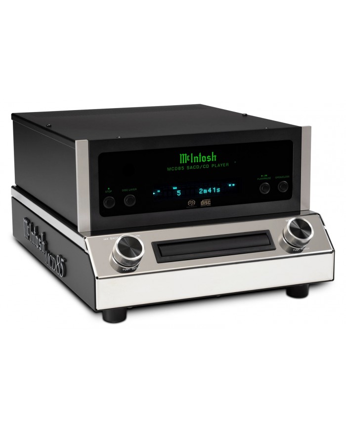 McIntosh MCD85 S/SACD/CD Player Siyah/Gümüş Klasik Tasarım