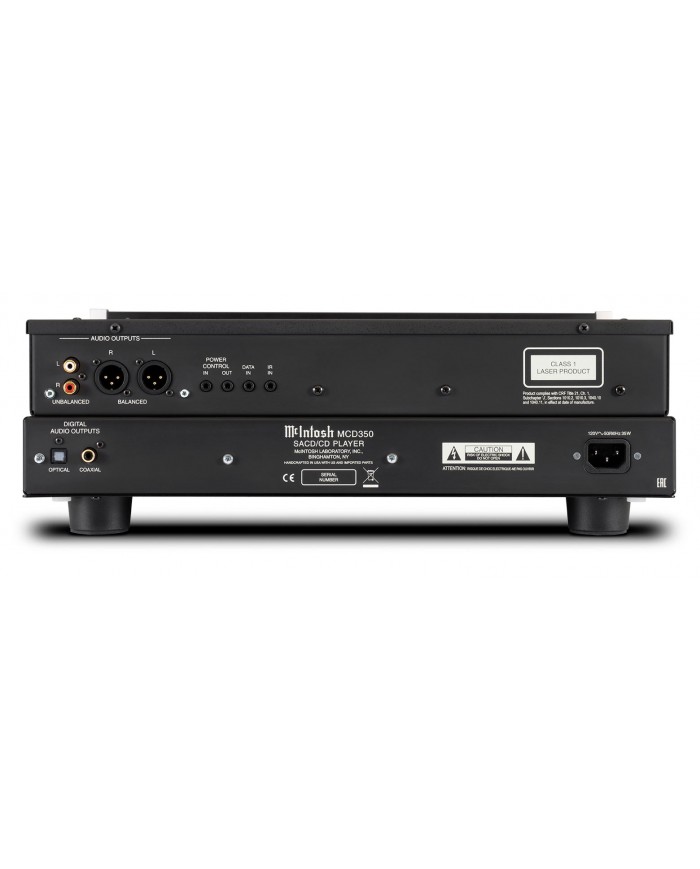 McIntosh MCD350 SACD/CD arka panel