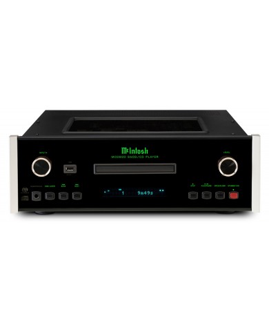 McIntosh MCD600 S/SACD/CD Çalar Siyah Ön Panel ve Gümüş Yanlar