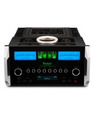 McIntosh MA12000 Siyah Entegre Amplifikatör Yeşil Tüplü Ön Panel