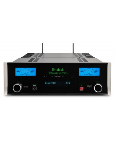 McIntosh MSA5500 Siyah Streaming Entegre Amplifikatör Mavi VU Metreler
