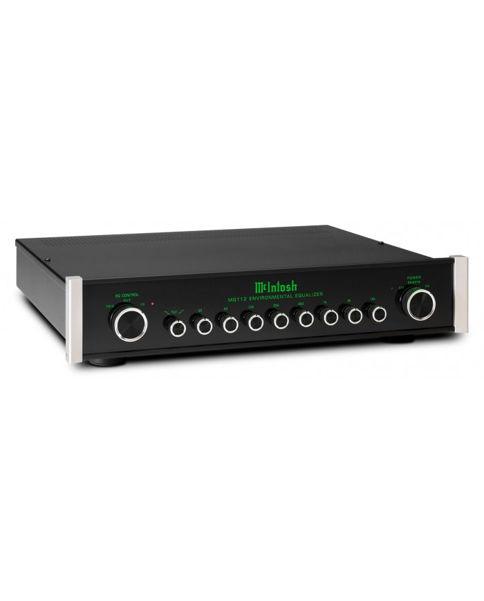 McIntosh MQ112 Siyah Çevresel Ekolayzer Ön Panel Görünümü