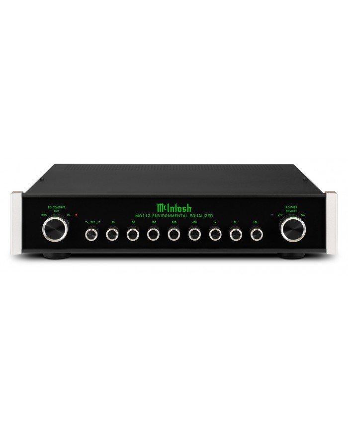 McIntosh MQ112 Siyah Çevresel Ekolayzer Ön Panel Görünümü