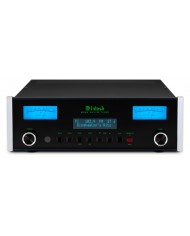 McIntosh MR89 AM/FM Tuner siyah, mavi VU metreli hifi radyo alıcısı.