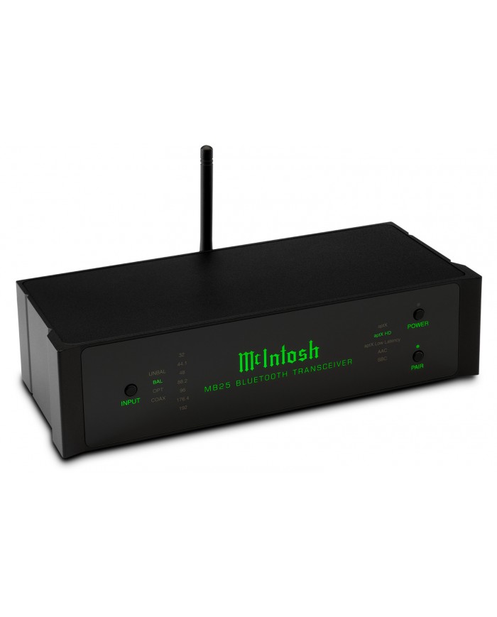 McIntosh MB25 Siyah Bluetooth Alıcı-Verici aptX HD desteği ile