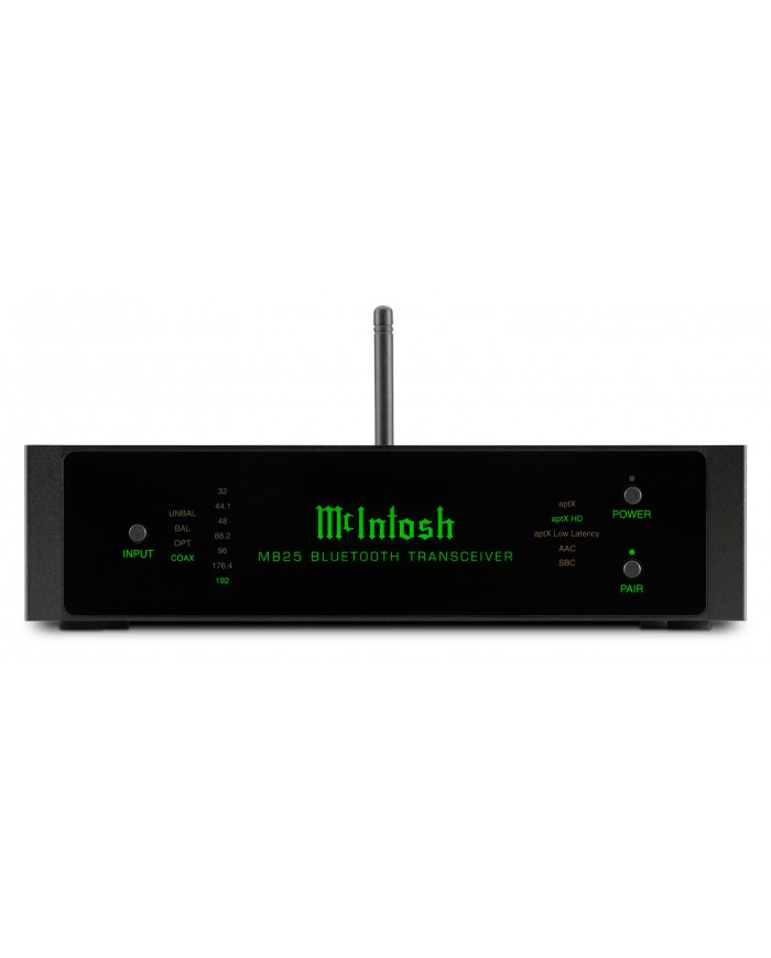 McIntosh MB25 Siyah Bluetooth Alıcı-Verici aptX HD Destekli