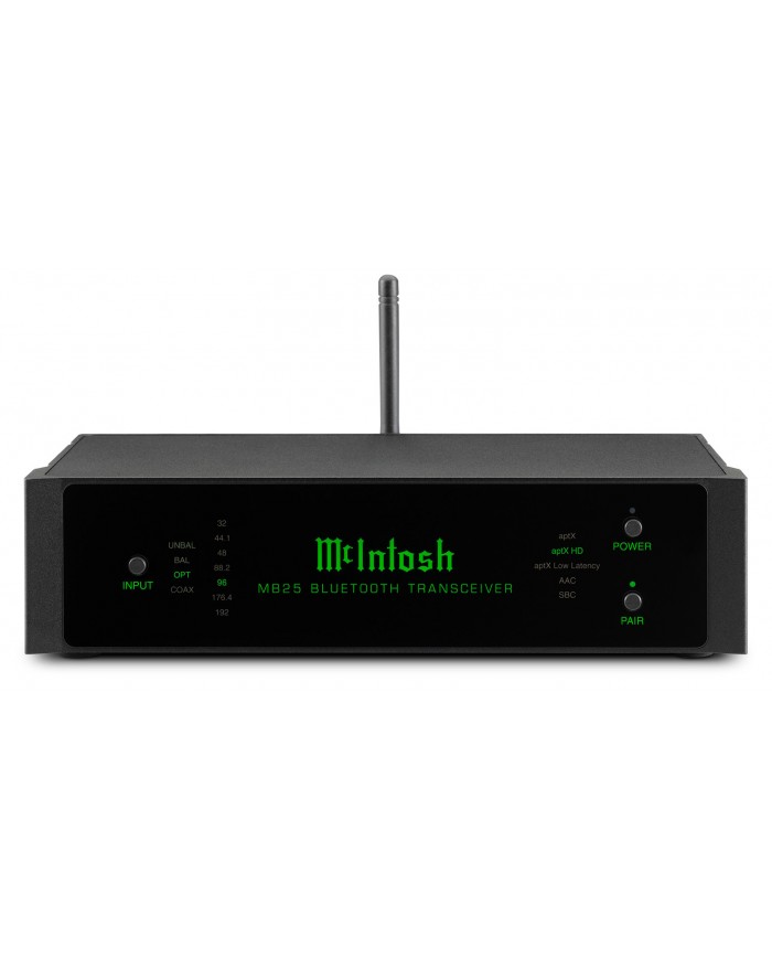 McIntosh MB25 Siyah Bluetooth Alıcı-Verici aptX HD Özellikli