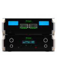 McIntosh C12000 Preamplifikatör ve Kontrolcü, görünümlü lambalı ses sistemi.