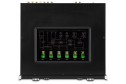 McIntosh C22 MKV Preamplifikatör arka paneli, yeşil lambalı vakum tüpleri.
