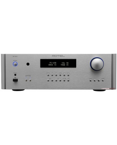 Rotel RA-1570 Entegre Amplifikatör Gümüş Renk Ön Panel Detayı