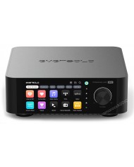 EverSolo Play Streamer Amfi, siyah renkli, dokunmatik ekranlı müzik çalar.