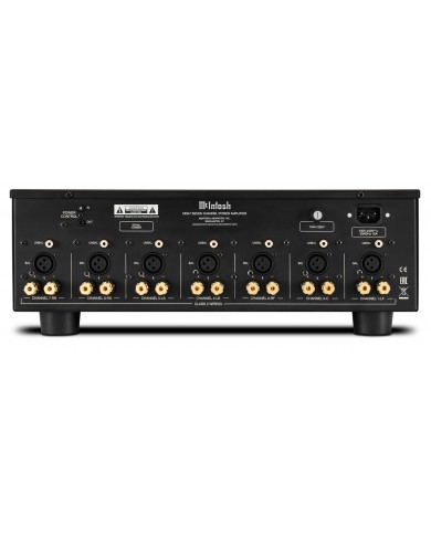 McIntosh MI347 7 Kanal Güç Amplifikatörü arka panel bağlantıları.
