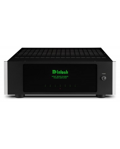 McIntosh MI347 Siyah 7 Kanallı Güç Amplifikatörü Ön Panel