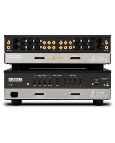 McIntosh C12000 Preamplifier & Controller arka bağlantı portları.