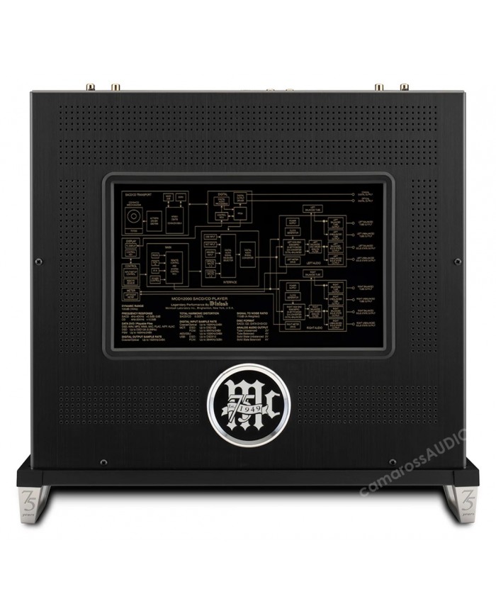 McIntosh MCD12000 S/SCD Siyah Arka Panel Devre Şeması ve Logo