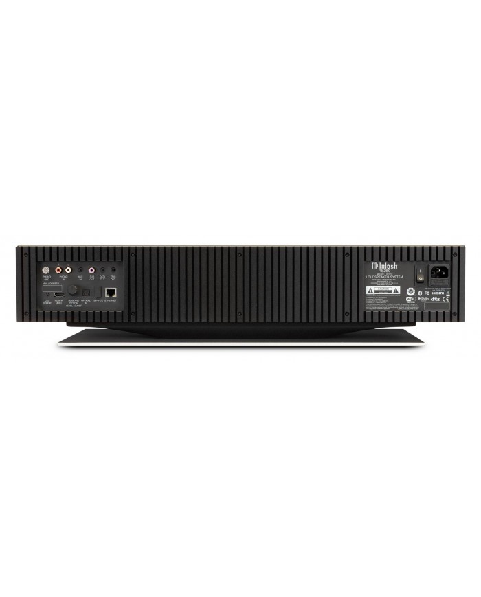 McIntosh RS250 Kablosuz Hoparlör Sistemi arka bağlantı portları ve girişleri.
