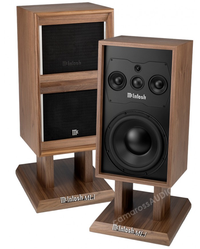 McIntosh ML1 Mk II Ceviz Ahşap Kule Hoparlör Takımı