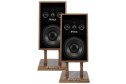 McIntosh ML1 Mk II hoparlör, ahşap standlı, vintage retro hi-fi ses sistemi.
