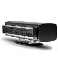 McIntosh XCS1.5K Siyah LCR Hoparlör, Gümüş Detaylı Kompakt Tasarım
