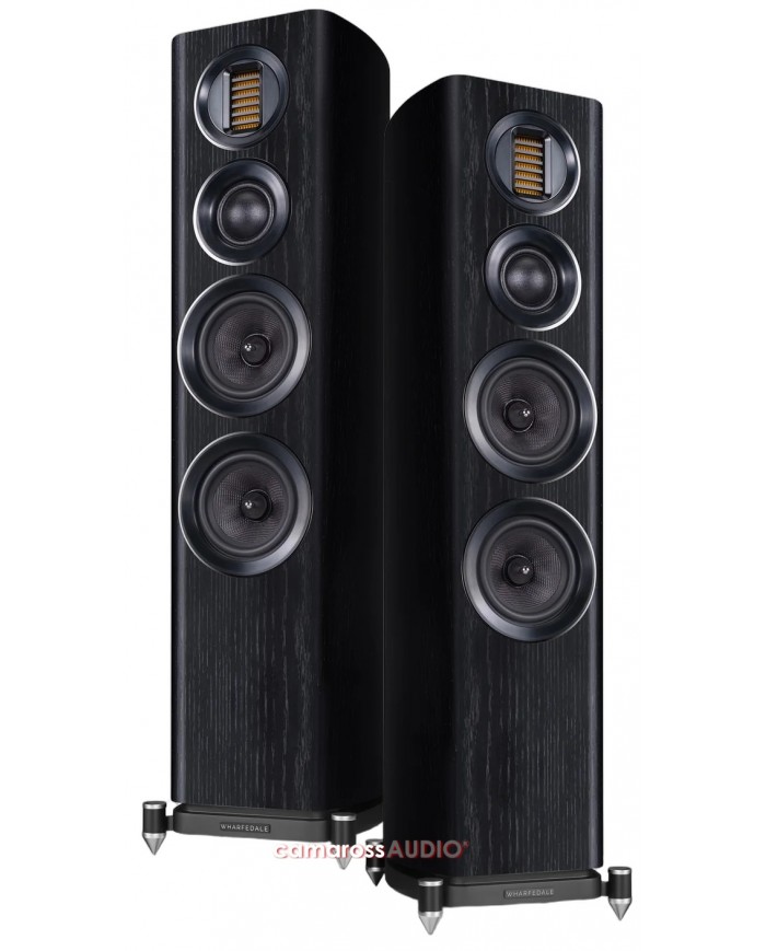 Wharfedale EVO 4.3 Siyah Ahşap Kule Hoparlör Takımı AMT Tweeterli