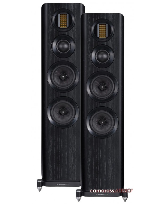 Wharfedale EVO 4.3 Siyah Kule Tipi Hoparlör Çifti AMT Tweeterli