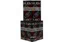 Ruby Matched Tubes ambalajı, siyah ve kırmızı renkli, vakum tüp ikonlu.