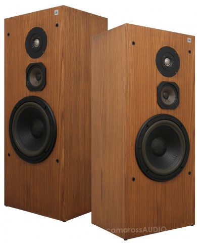 JBL L80T ahşap kaplama vintage hoparlör çifti 3 yollu ses sistemi
