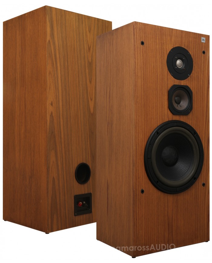 JBL L80T vintage ahşap kaplama hoparlör, 3 yollu retro ses sistemi