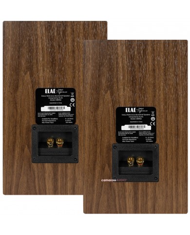ELAC Debut Reference DBR62 Ceviz Ahşap Kitaplık Hoparlör Arka Bağlantı Noktaları