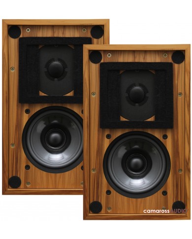 Stirling LS3/5a V2 BBC Studio Monitor hoparlör, ahşap kaplama