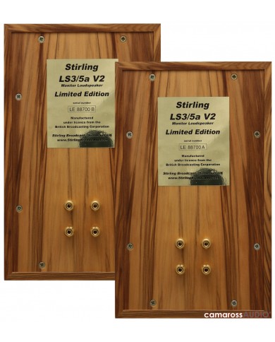 Stirling LS3/5a V2 BBC Studyo Monitor arka taraf