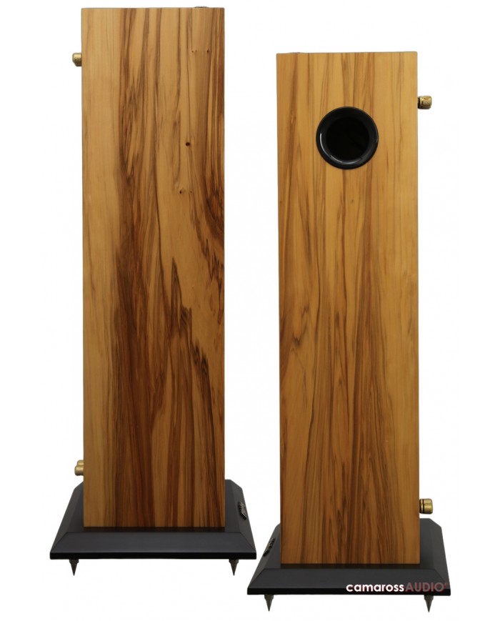 Stirling AB-2 Bass Extenders LS3/5a ahşap kaplama hoparlör arkası