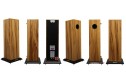 Stirling AB-2 Bass Extenders for LS3/5a, ahşap kaplama hoparlör arka görünüm.