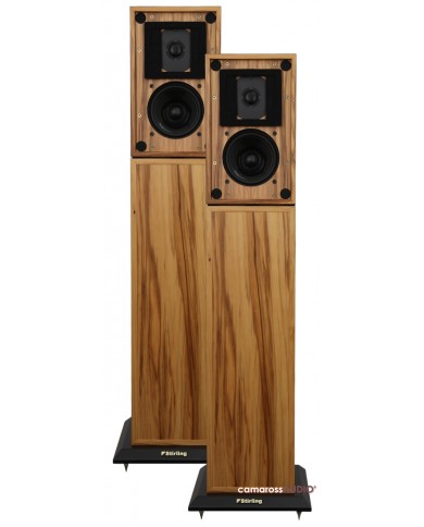 Stirling LS3/5a V2 LTD. hoparlörler ahşap kaplama, AB-2 Bass Extenders.