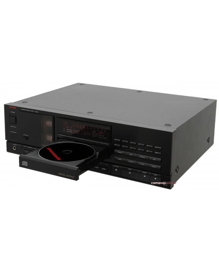 Siyah Luxman D-105u CD Çalar, Açık Tepsili Kompakt Disk Oynatıcı