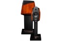 Sonus Faber Ex3ma hoparlör, ahşap ve siyah karbon fiber detaylı, lüks stüdyo monitör.