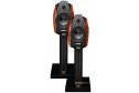 Sonus Faber Ex3ma hoparlör, ahşap yan panel ve siyah stant.
