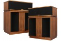 Klipsch Belle ahşap kabinli büyük hoparlör takımı, siyah ön ızgaralı