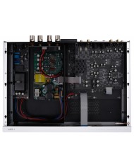 Matrix Audio MD-1 Streamer & Amplifier iç devreleri ve PCB'leri açıkça gösteren teknik görünüm.