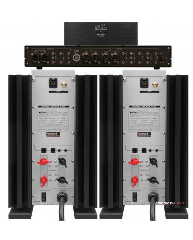 Mark Levinson Pre-Power Amplifikatör Seti Arka Bağlantı Paneli ve Güç Kaynağı