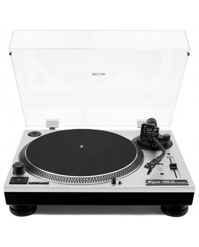 Vestlyd PRO T1 Direct Drive Turntable gümüş renkli, kapaklı