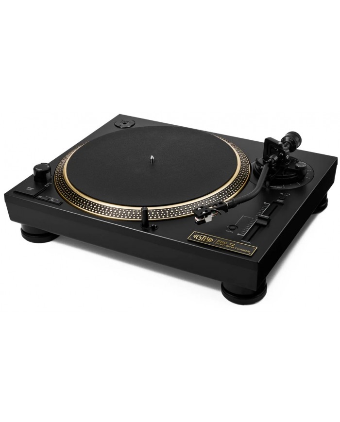 Vestlyd PRO T2 Siyah Direct Drive Pikap, Altın Detaylı DJ Plak Çalar