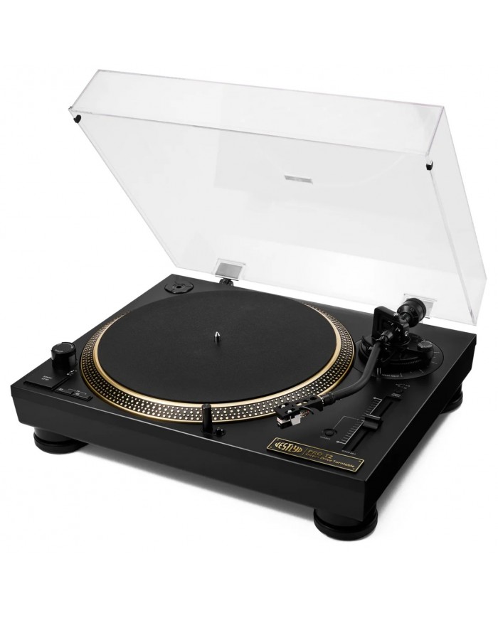 Vestlyd PRO T2 DD Siyah Direct Drive Turntable plak çalar kapaklı