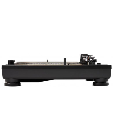 Vestlyd PRO T2 DD Turntable siyah, profesyonel DJ pikap yan görünüm.