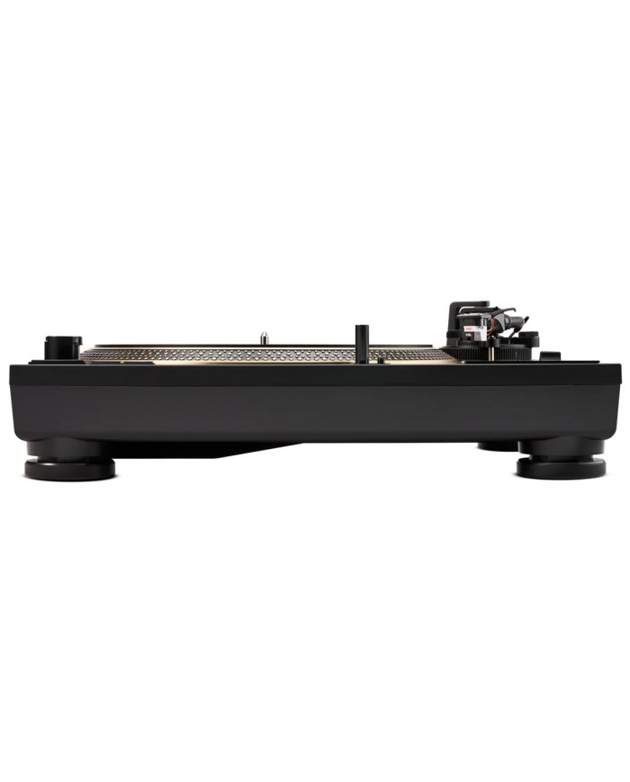 Vestlyd PRO T2 DD Turntable siyah, profesyonel DJ pikap yan görünüm.