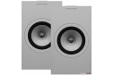 KEF Q3 Meta hoparlör, açık gri renkli, Uni-Q sürücülü hoparlör çifti.