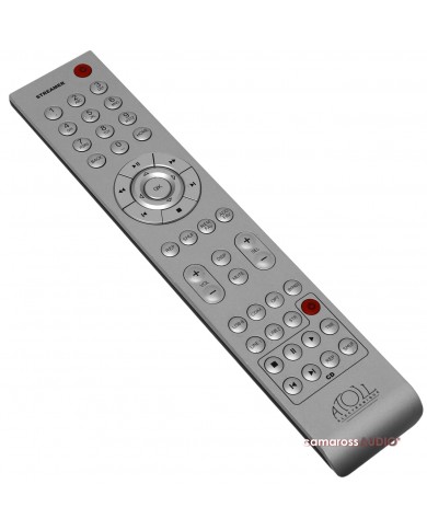 Atoll Electronique ST-200/AM-200 kumanda, gümüş renkli, orijinal kumanda