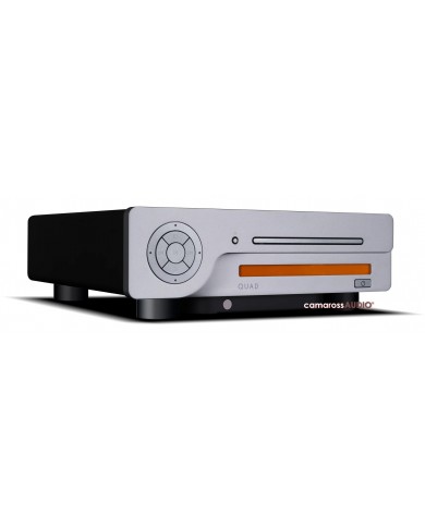 QUAD 3CDT Gümüş Renk CD Çalar, Turuncu Ekranlı Kompakt Hi-Fi Cihazı