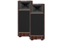 JBL Summit Makalu hoparlör, maun ahşap kaplama, siyah ön panel.